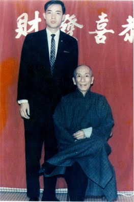 Yip Man with Student Moy Yat